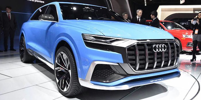 奧迪Q8中大型轎跑SUV亮相 競爭X6/GLE