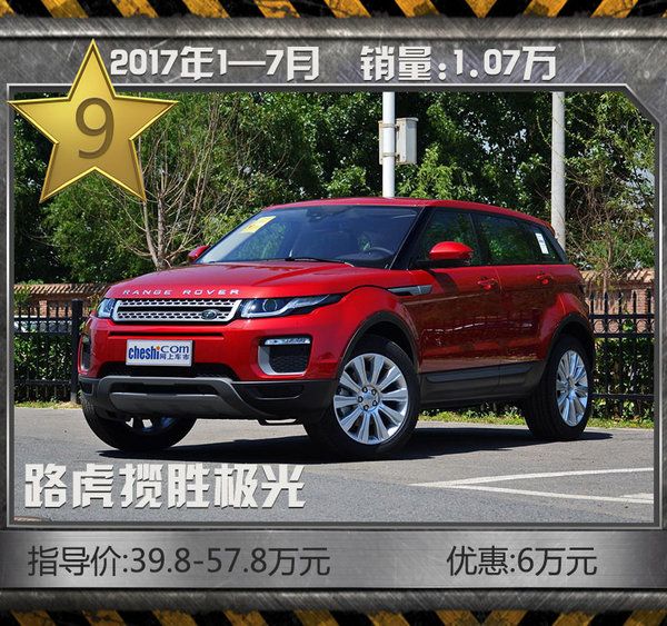 豪華SUV1-7月熱銷TOP10 其他SUV洗洗睡了吧-圖10