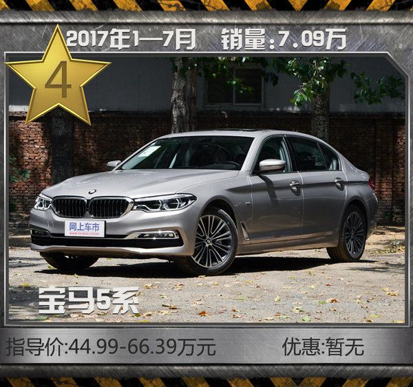 豪華轎車銷量前十 娶媳婦必備/丈母娘看了都說好-圖5
