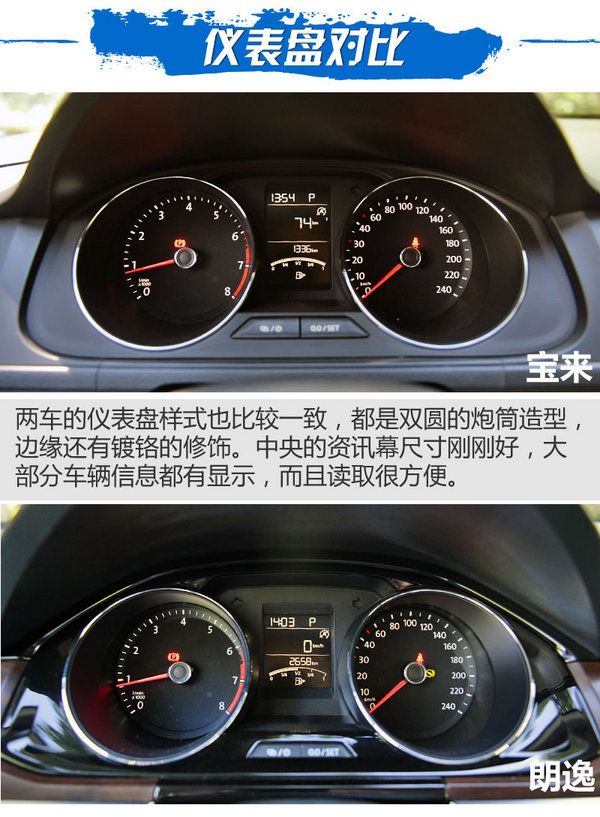 南北雙兄弟之間的對決 大眾寶來對比大眾朗逸-圖3