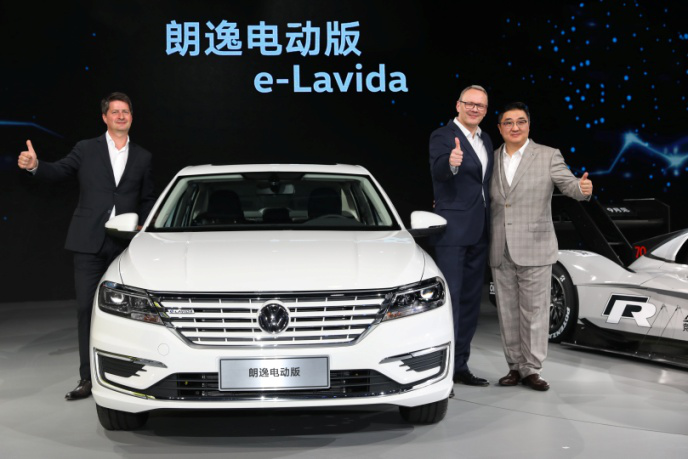 續航278km 上汽大眾朗逸純電版車型亮相