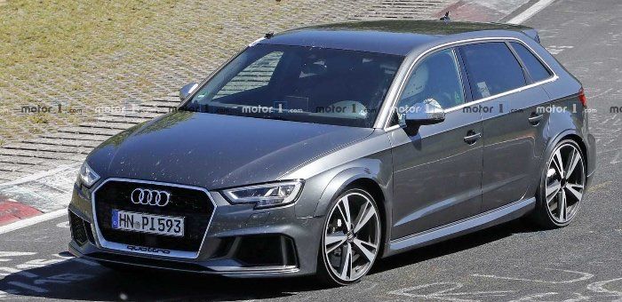動力超300Kw 全新奧迪RS3掀背版諜照曝光