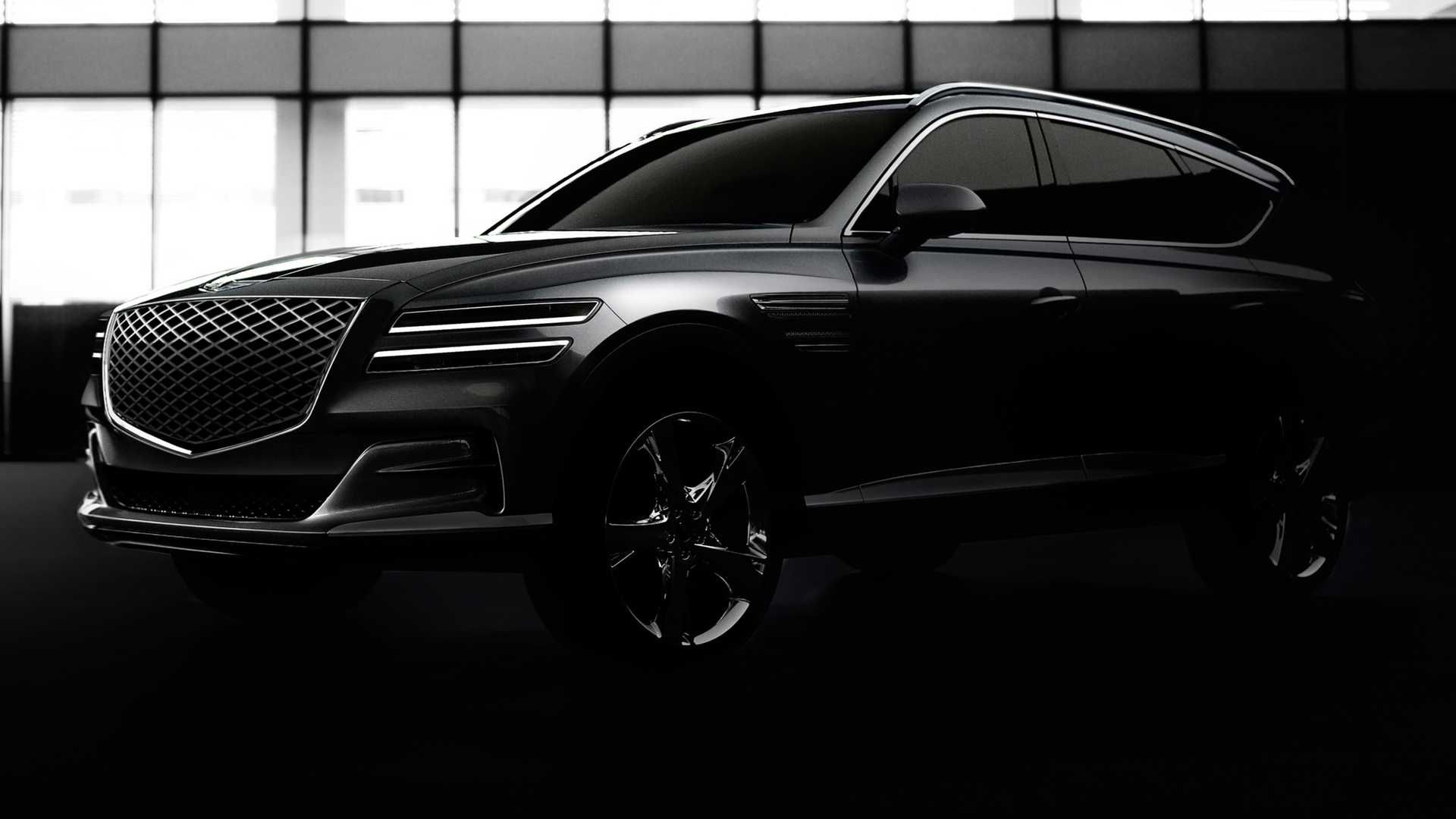 高度還原概念車設計，捷尼賽思GV80預告圖發布