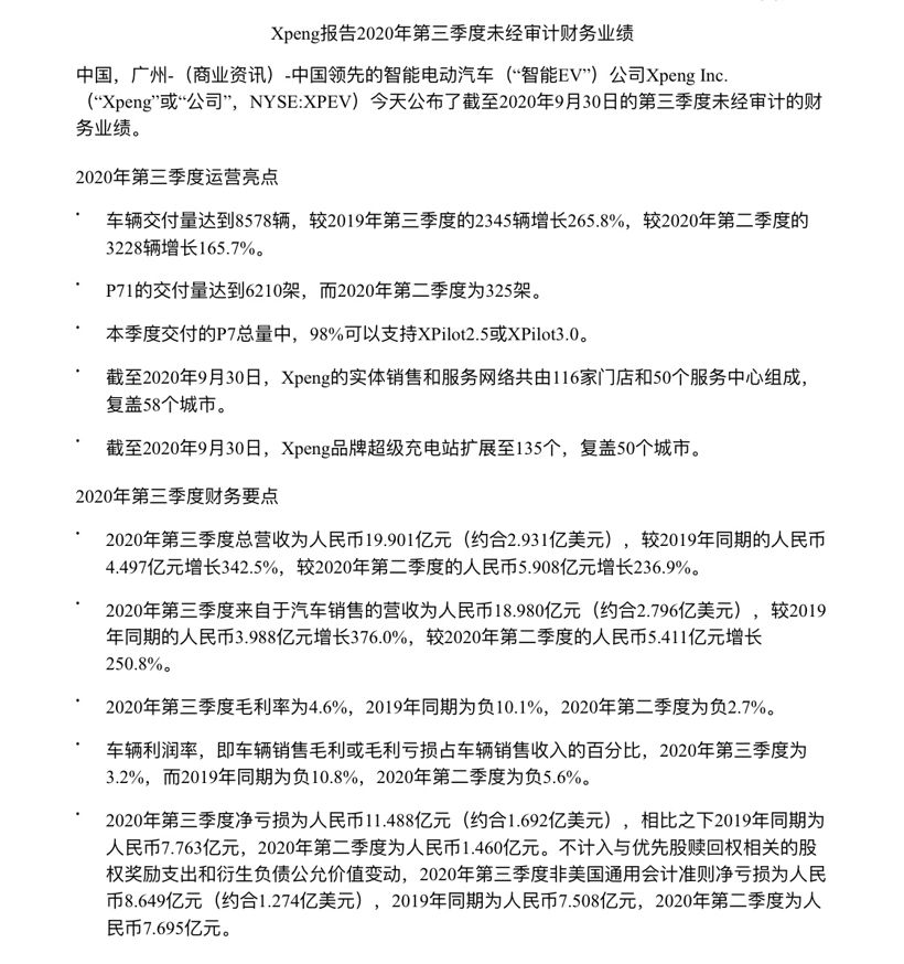 財報，小鵬汽車銷量，小鵬汽車,造車新勢力,財報,銷量,p7