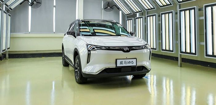 可無人駕駛自動泊車 威馬W6上海車展上市