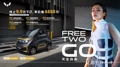 開啟Couple世界，五菱NanoEV上市4.98萬元起