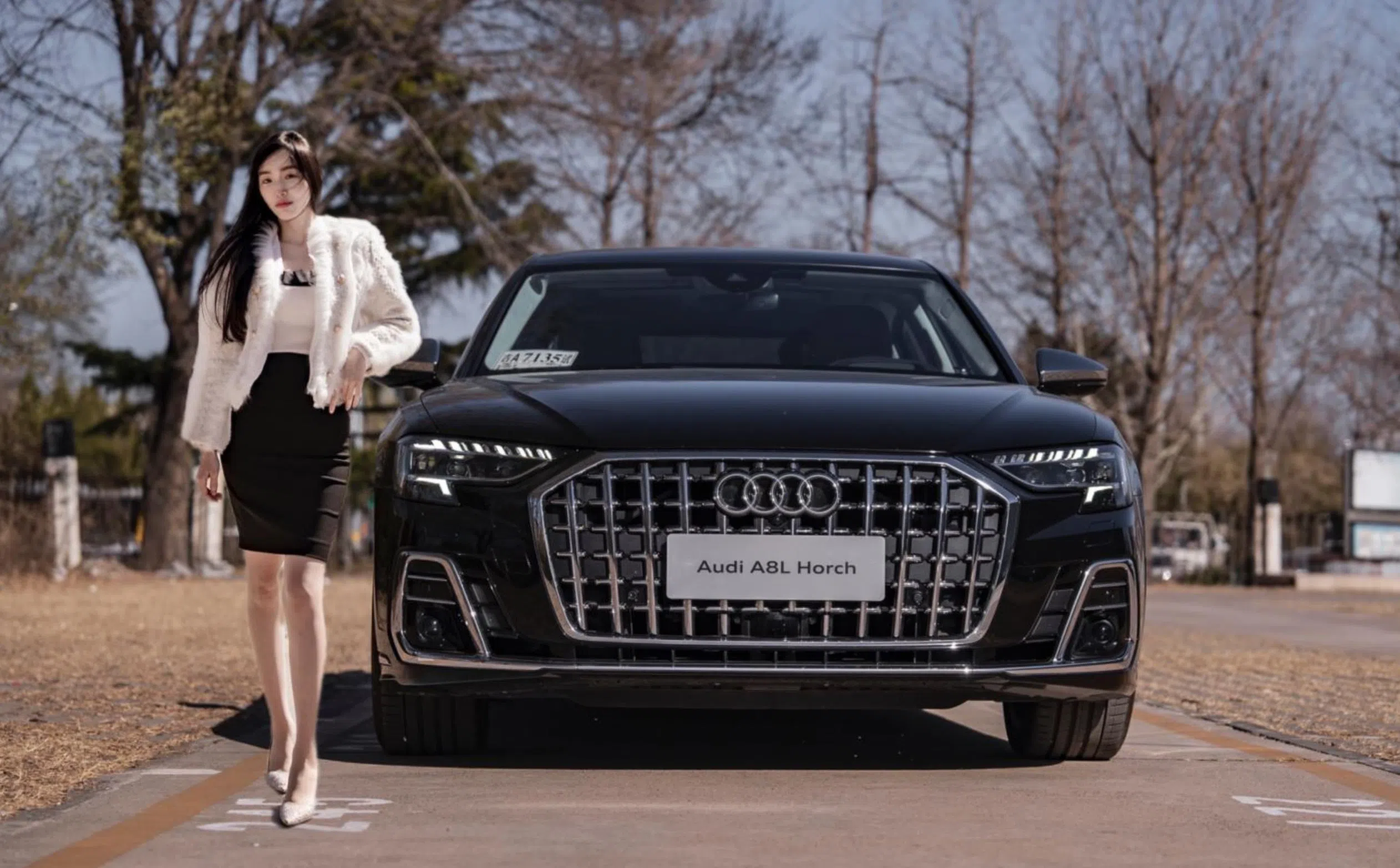 實拍奧迪A8L霍希版：搭3.0T V6動力！